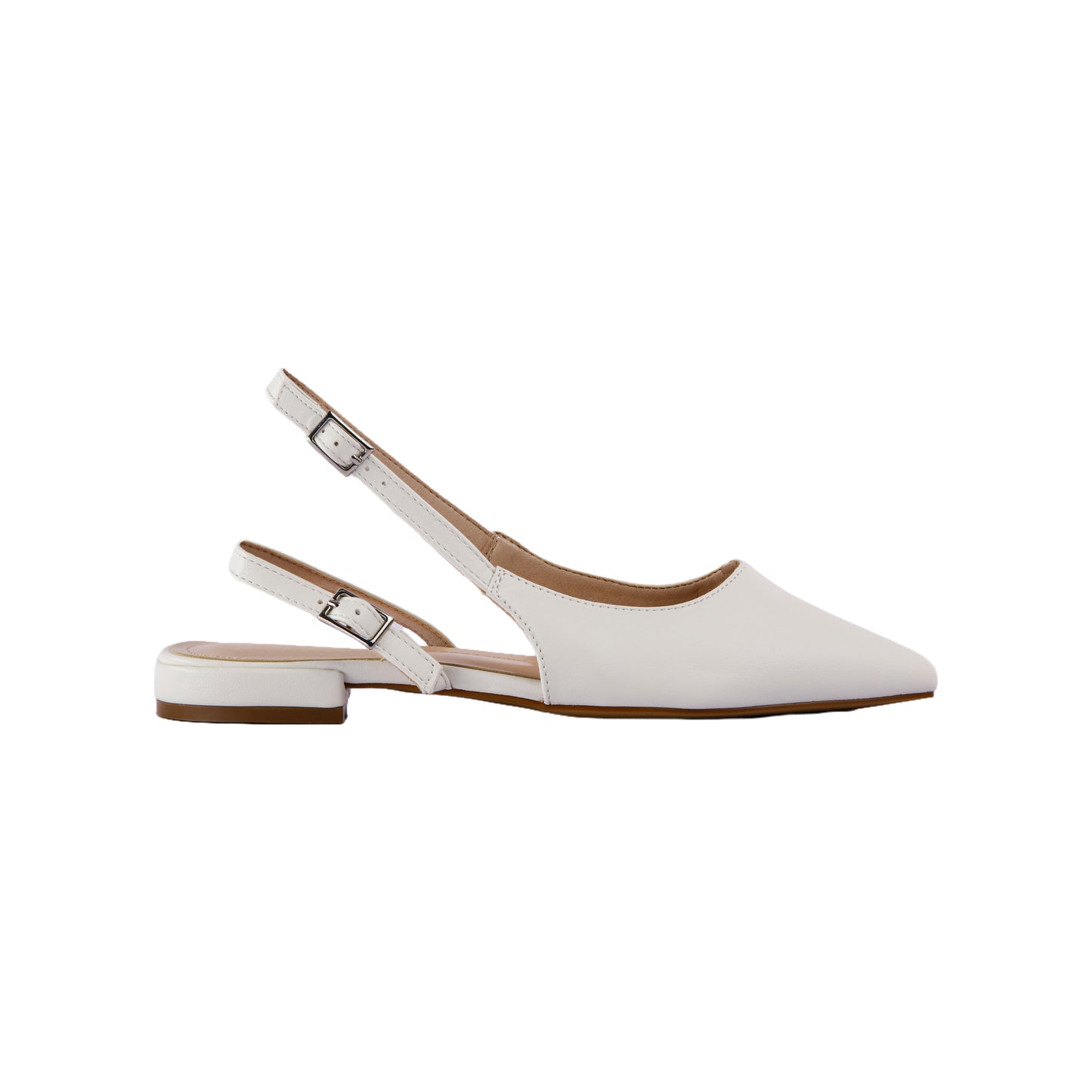 Double Buckle Slingback Shoes