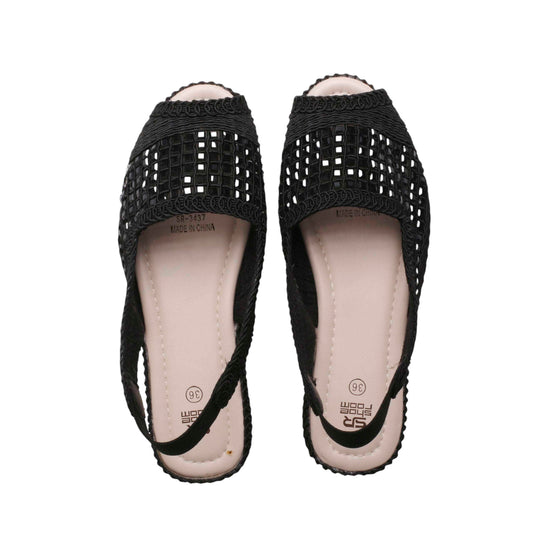 Crochet Sandal with Rhinestones