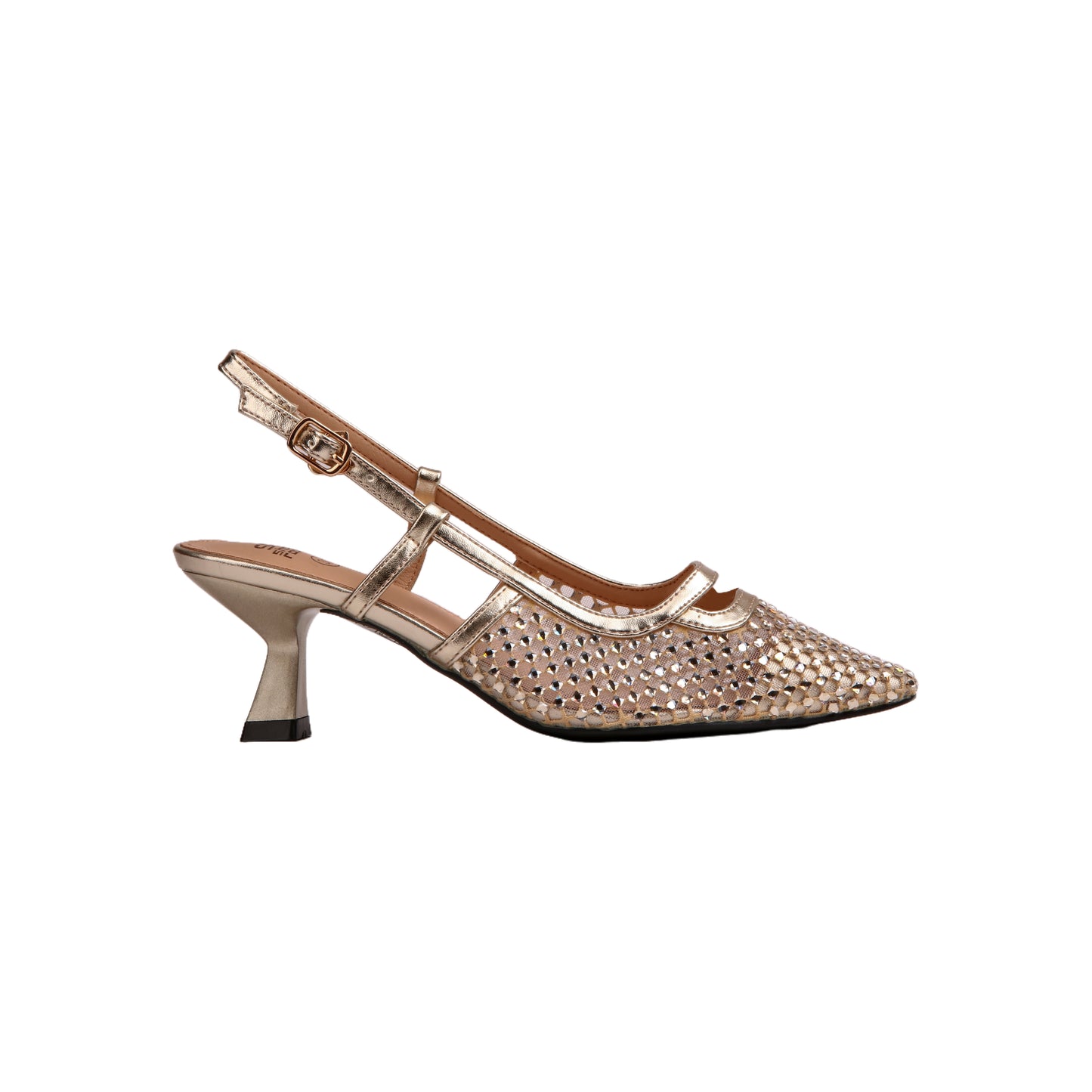 Soiree Mesh High Heels with Strass