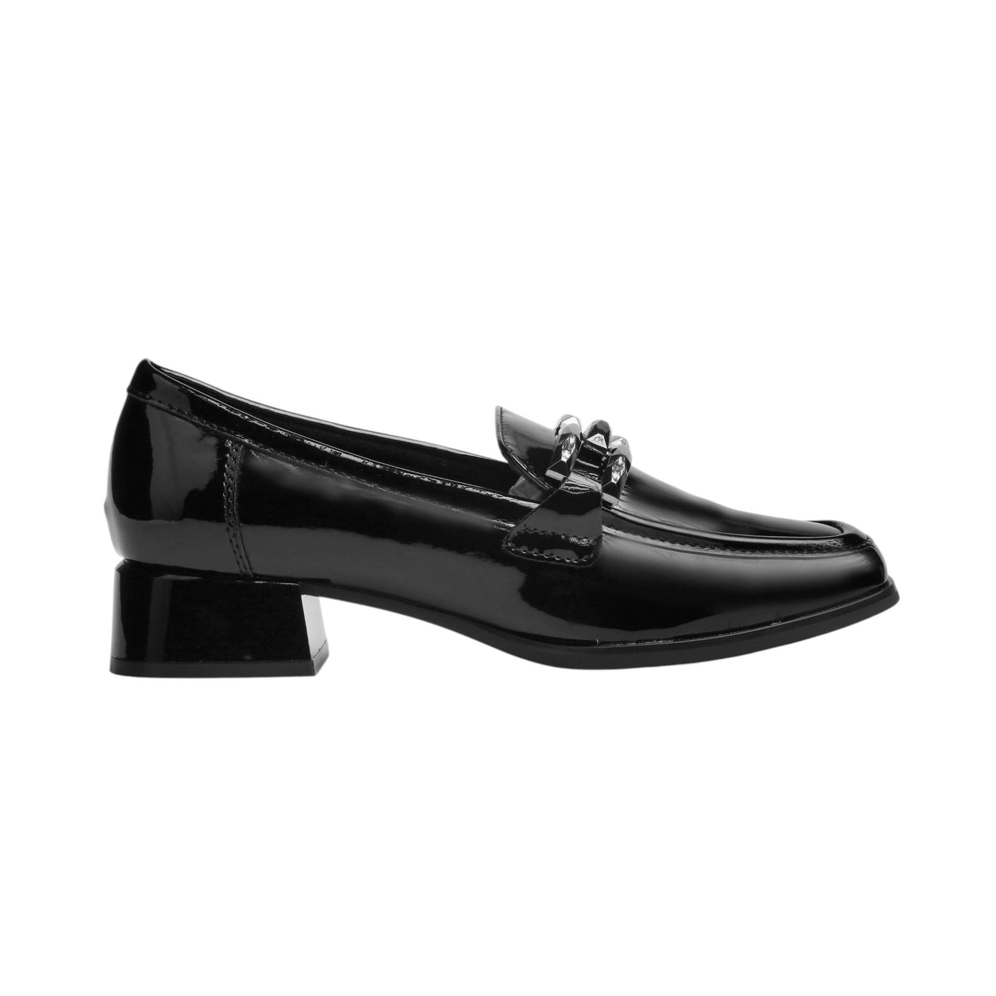Upper Detail Patent Leather Loafer