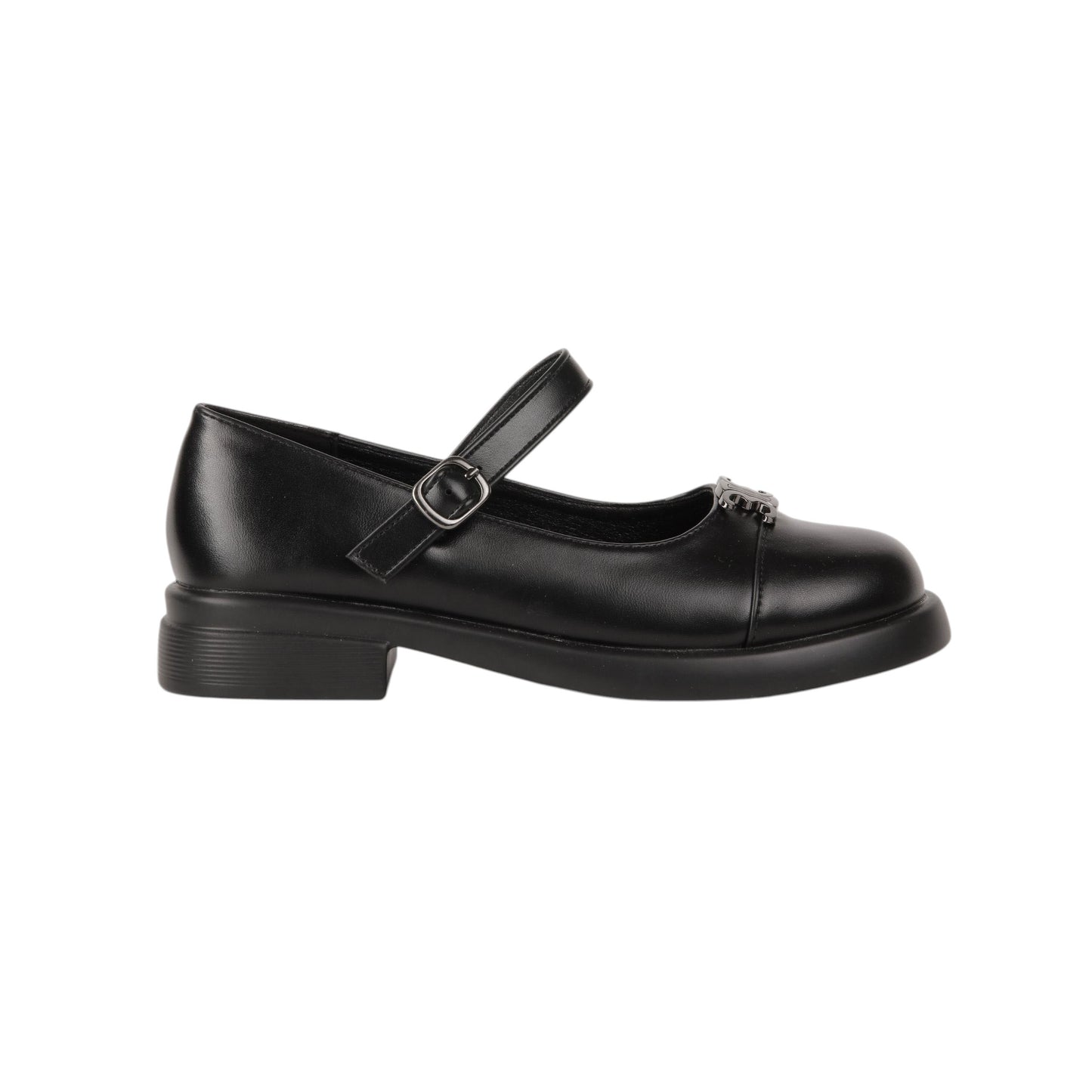 Classic Shoes with Side Buckle