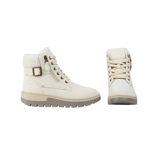 Suede Leather Combat Boot