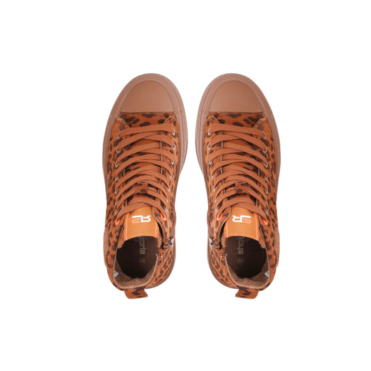 Casual Printed High-Top Sneakers