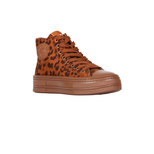 Casual Printed High-Top Sneakers