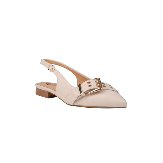 Upper Buckle Slingback Shoes