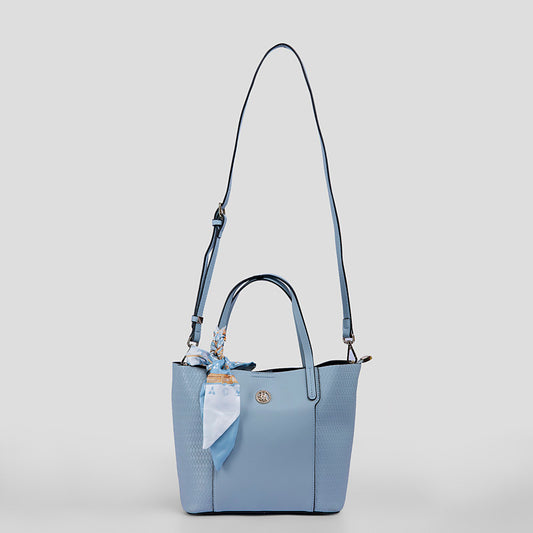 حقيبة يد مزينة بعصابة رأس مع مقبض