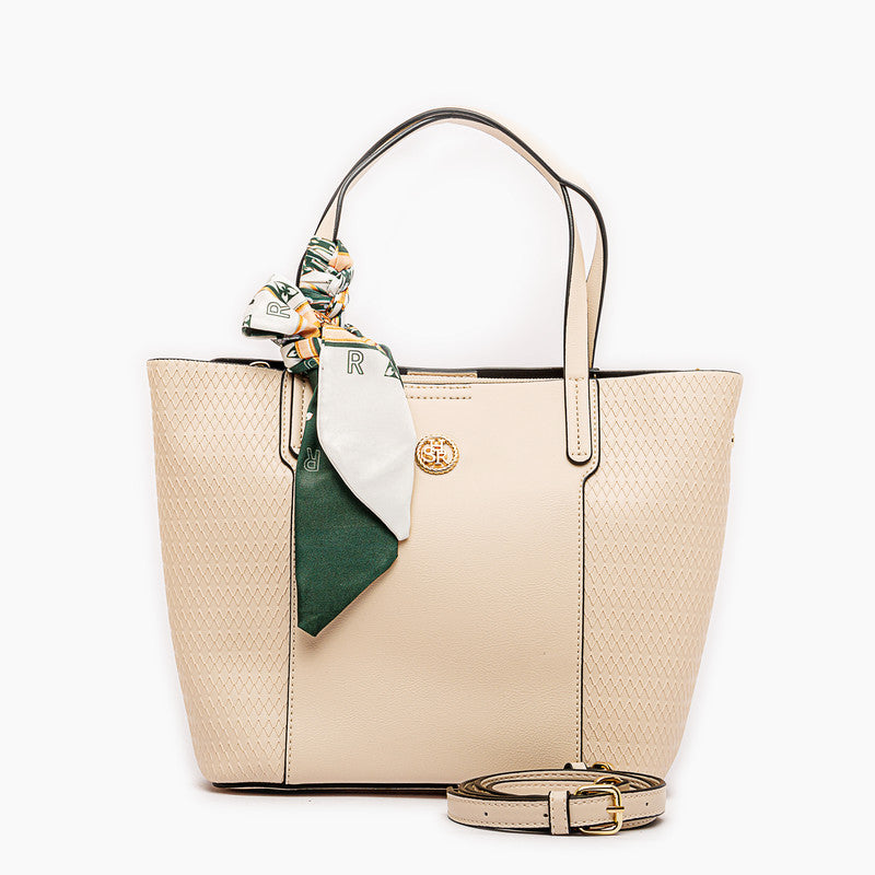 Decorative Scarf Handbag with Handle