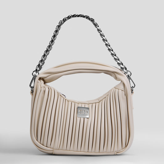 حقيبة يد مضلعة مع سلسلة قابلة للتعديل