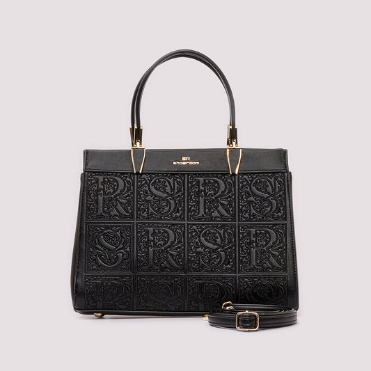 Classic Front Embroidered Handbag