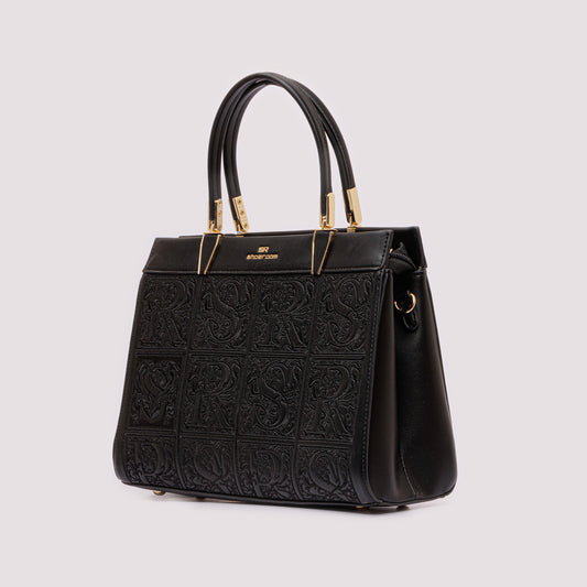 Classic Front Embroidered Handbag