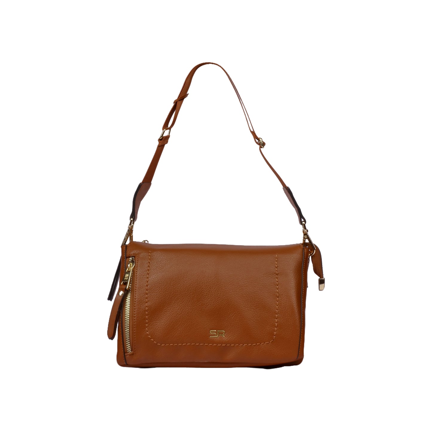 Side Zipper Cross-Body Bag