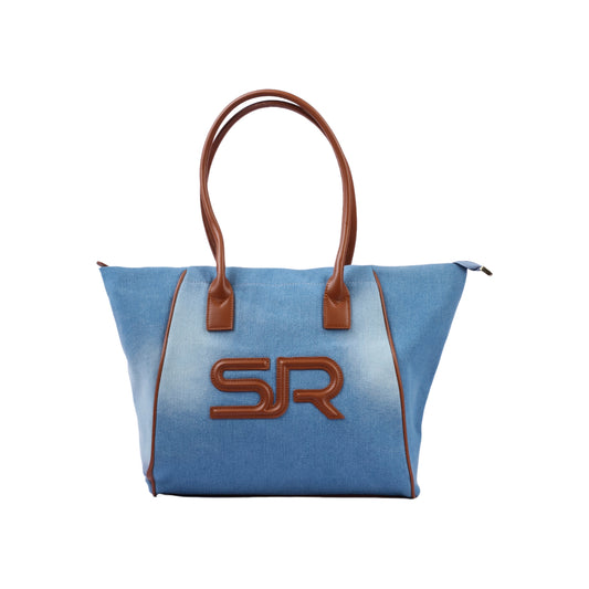 Denim Piping Handbag