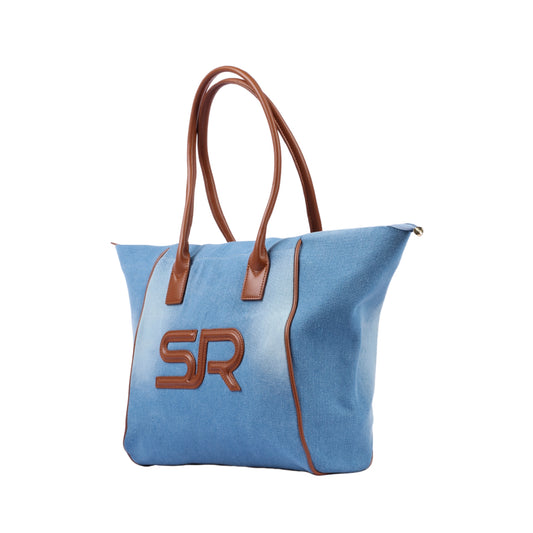 Denim Piping Handbag