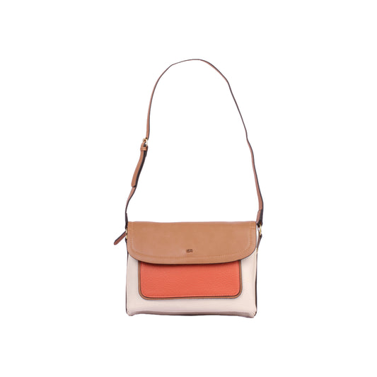 Tri-Tone Cross-Body Bag