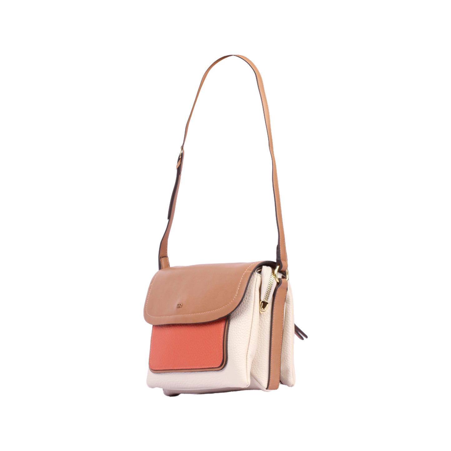 Tri-Tone Cross-Body Bag