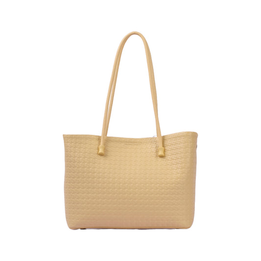 Textured Leather Shoulder Bag