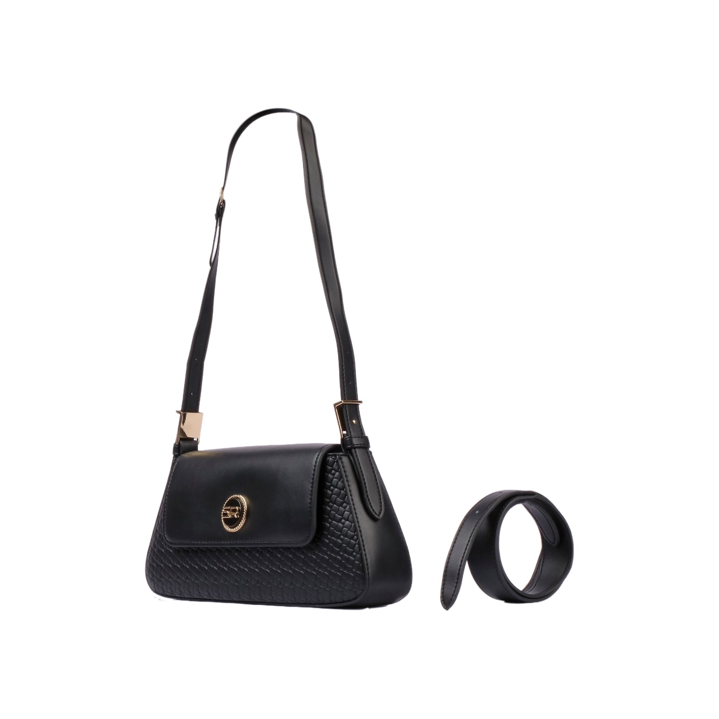 Flap Shoulder Bag with Strap