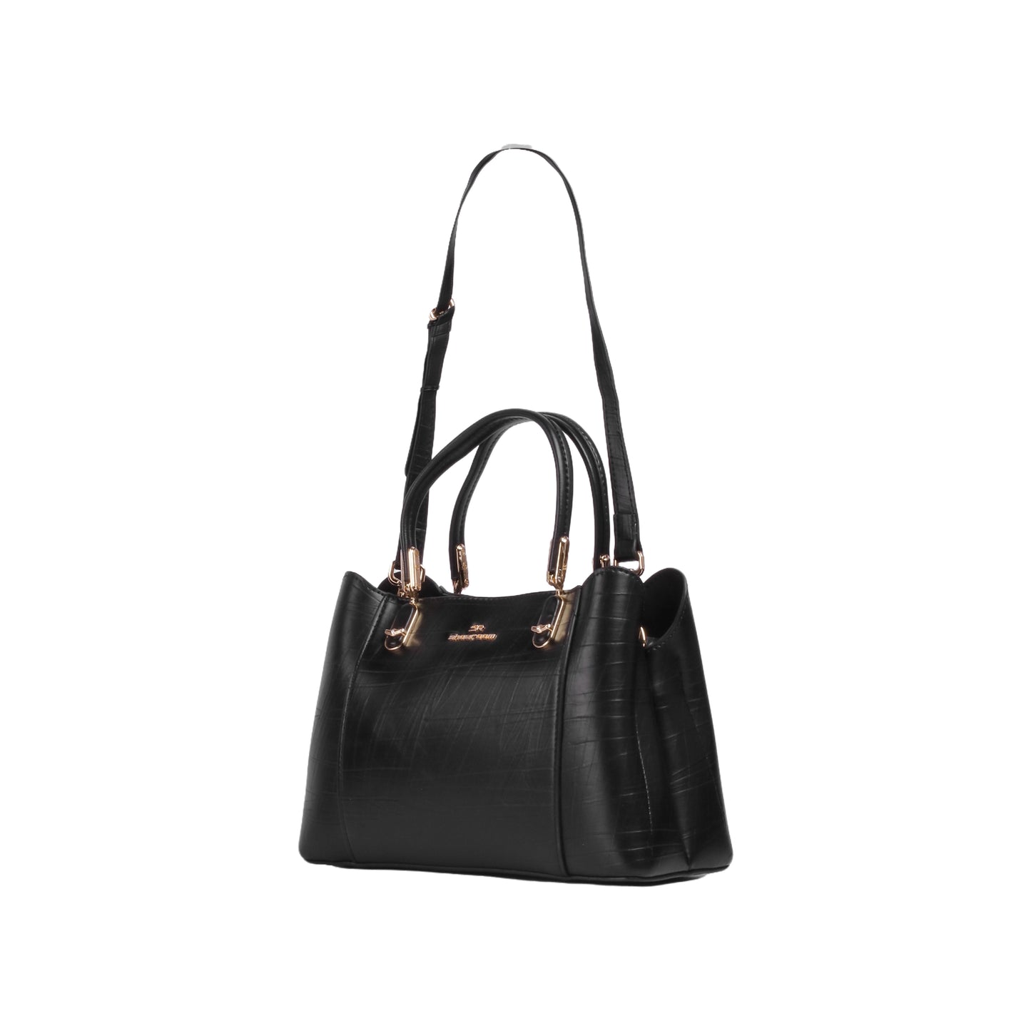 Textured Leather Handbag