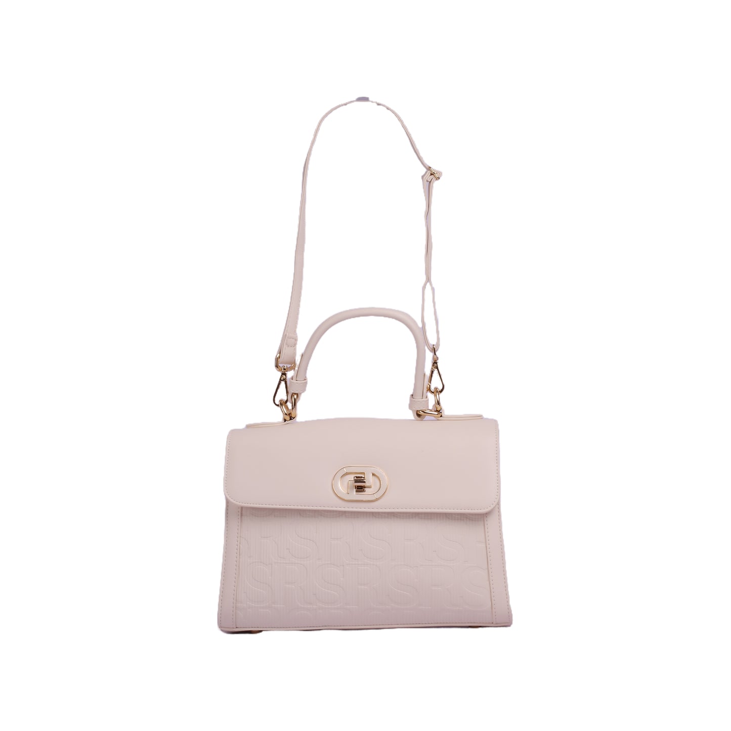 Twist Lock Handbag with Strap