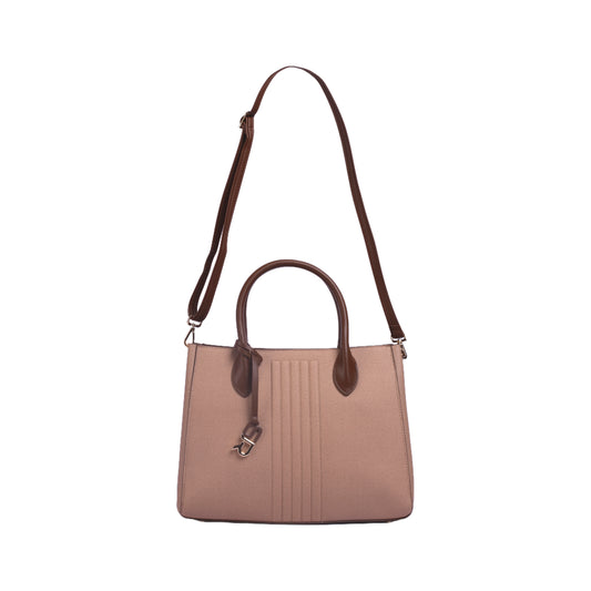 Textured Handbag with Adjustable Strap
