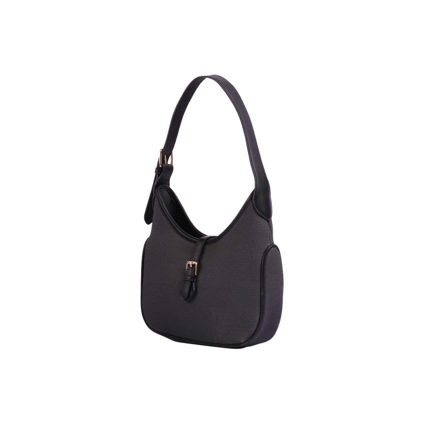 Front Decorative Buckle Shoulder Bag