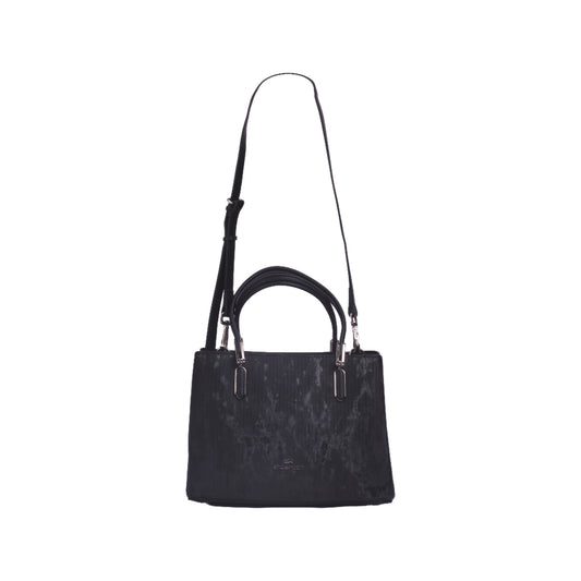 Shiny Leather Handbag with Strap