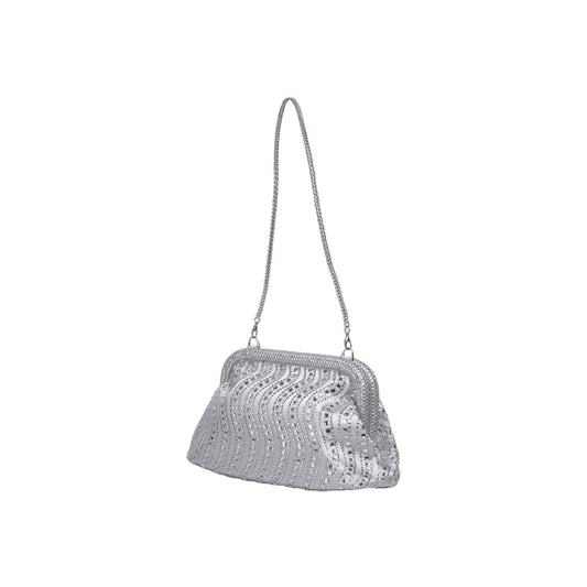 Shiny Embellished Soiree Clutch