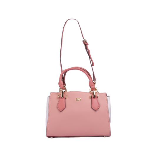 Bi-Tone Soft Leather Handbag
