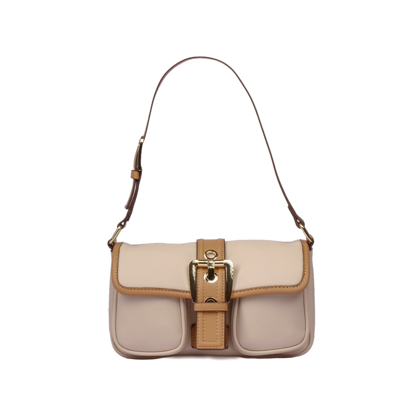 Middle Buckle Shoulder Bag