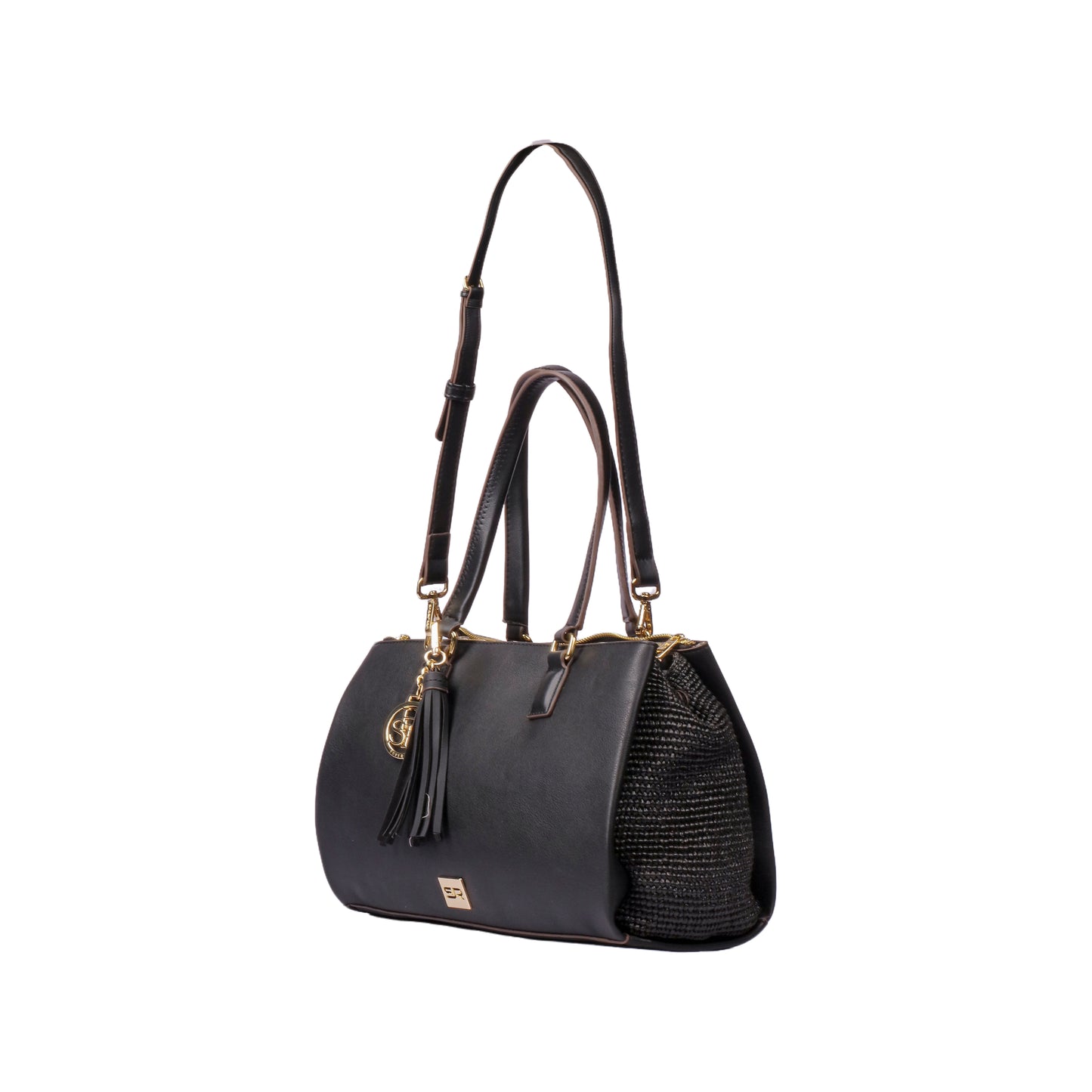 Plain Structured Handbag