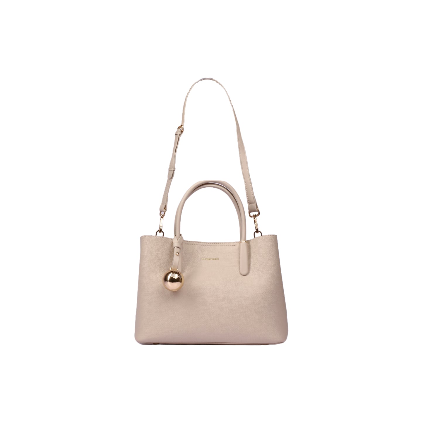 Boxy Handbag with Leather Strap
