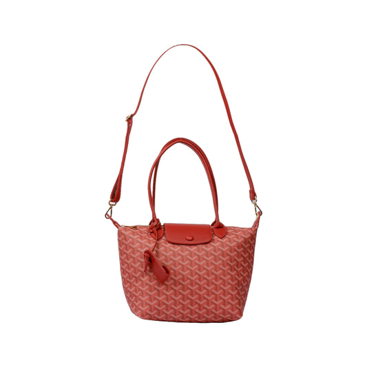 Flocked Hand Bag