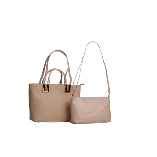 Chic Shoulder Bag with Inner Cross Bag