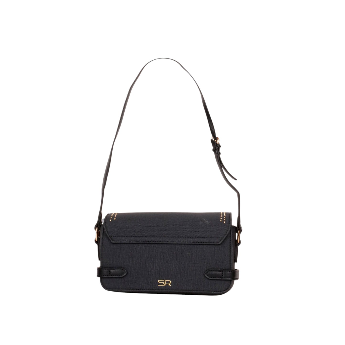 Casual Crossbody Bag with Side Buckles