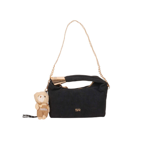 Casual Suede Leather Mini Bag with Chain