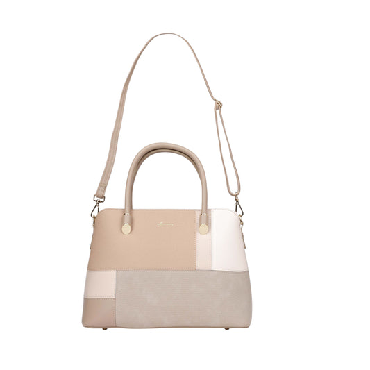 Monochromatic Handbag with Strap