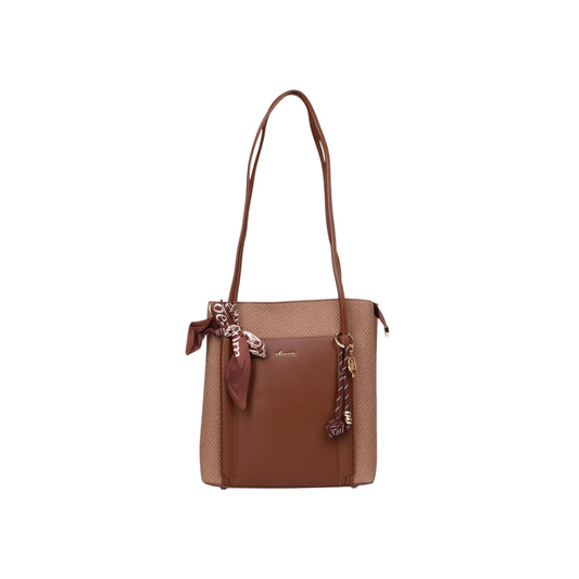 Soulder Bag With Scarf