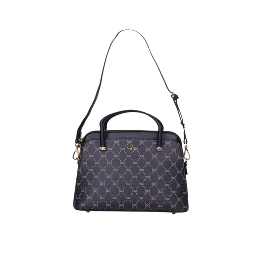 Printed Leather Handbag