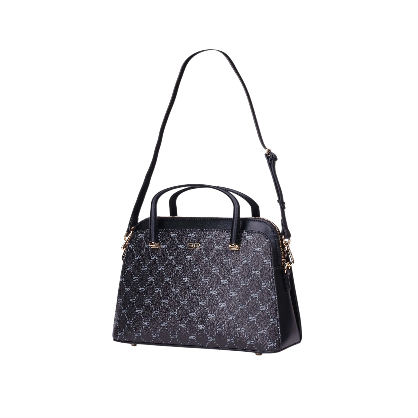 Printed Leather Handbag