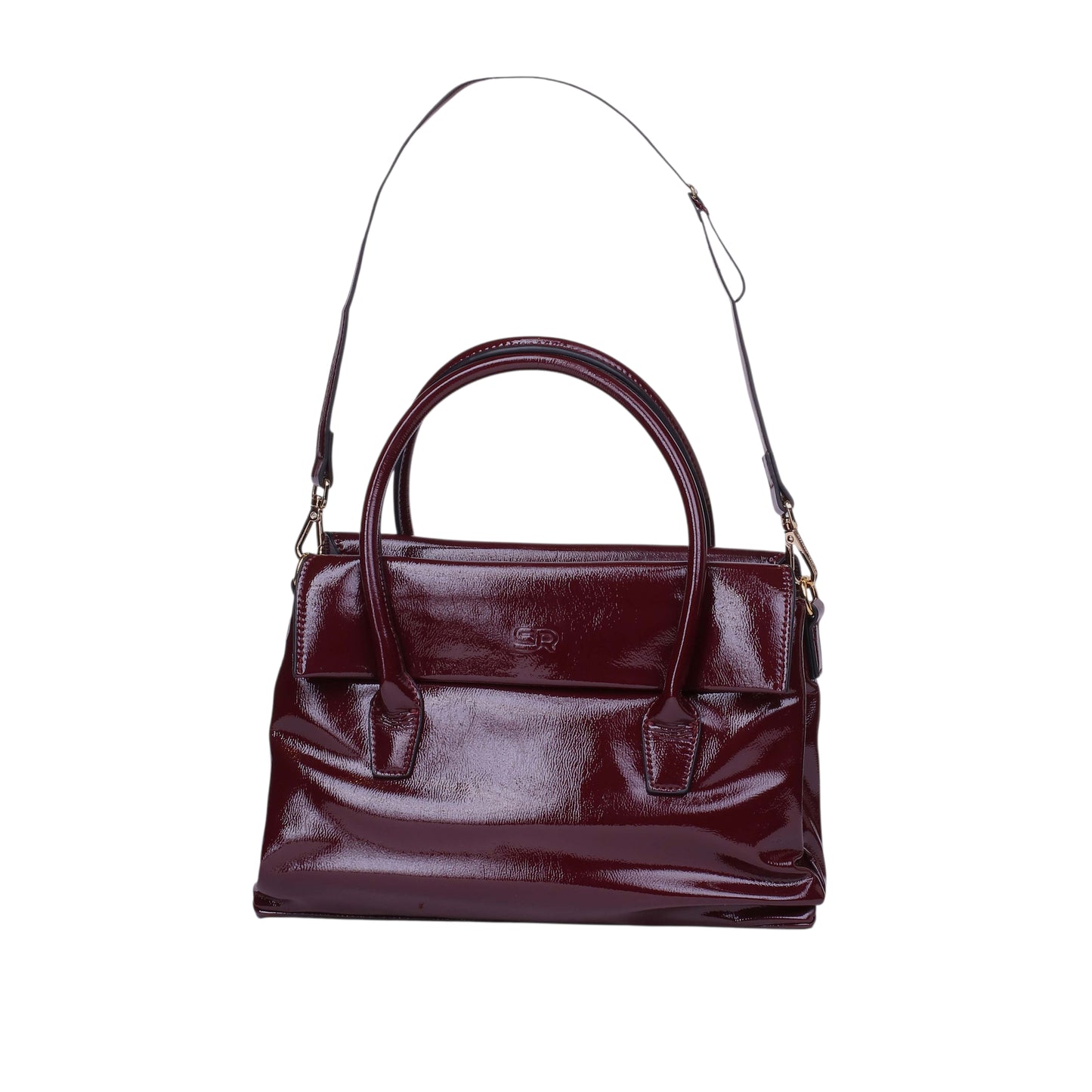 Shiny Patent Leather Handbag