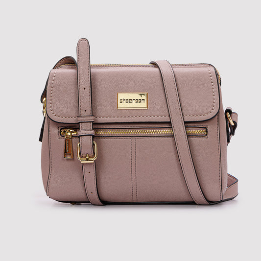 حقيبة كروس بودي بسحاب أمامي