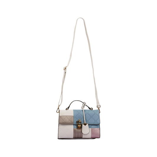 Twist Lock Colorful Cross-Body Bag