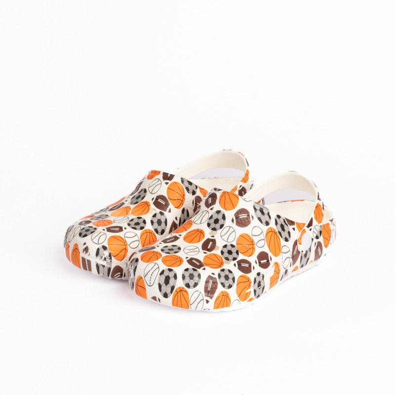 Football Printed Clogs for Boys