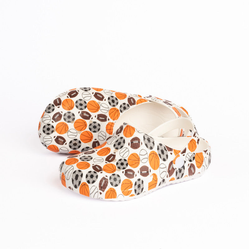 Football Printed Clogs for Boys