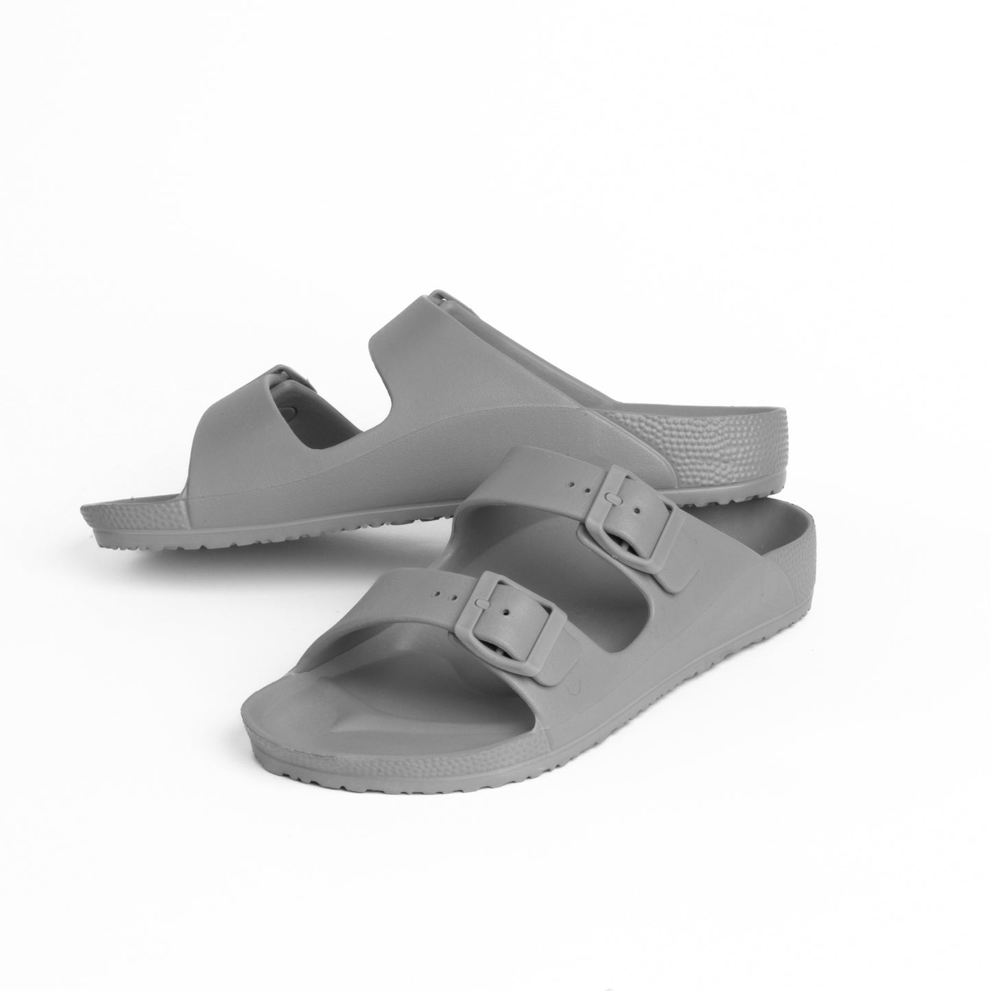 Gray Comfy Jet Slides