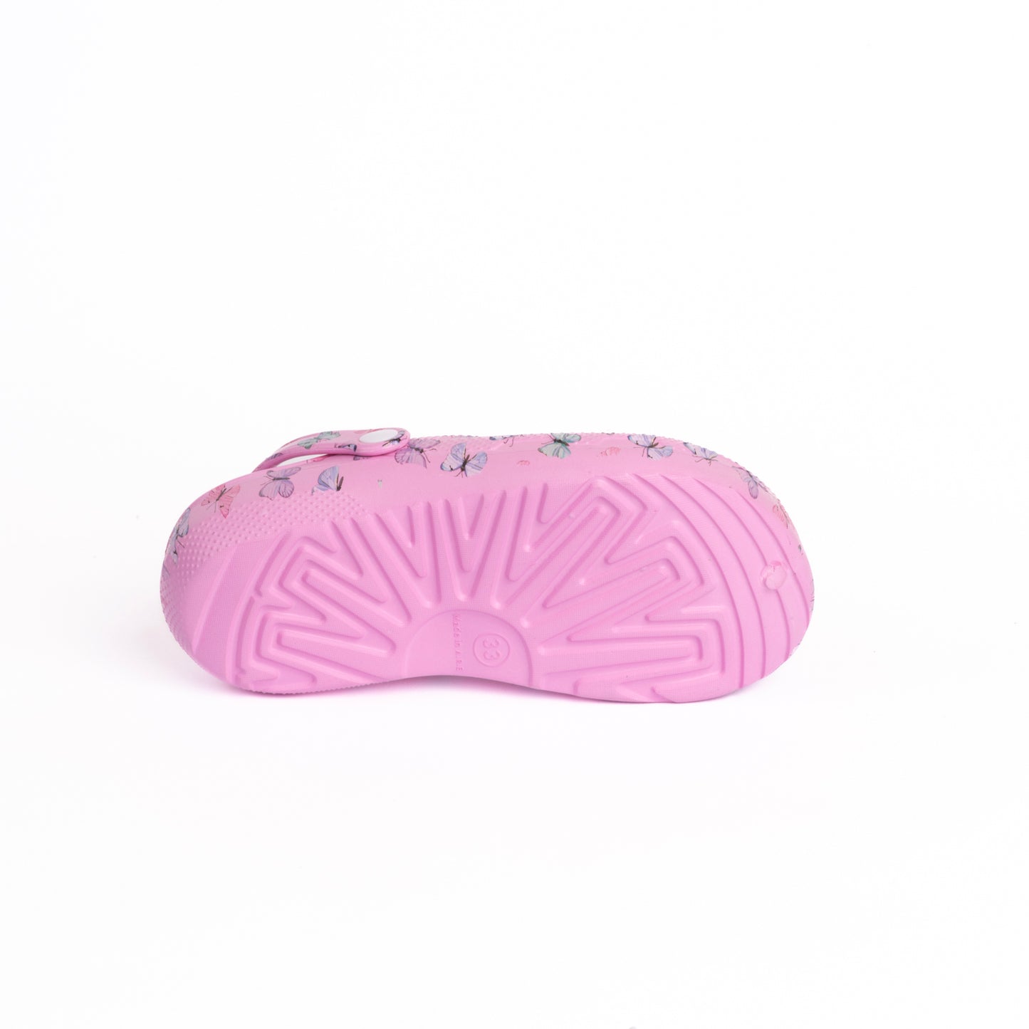 Pronto PK6 Printed Butterflies Clogs for Girls - قباقيب برونتو PK6 مطبوعة بفراشات للبنات