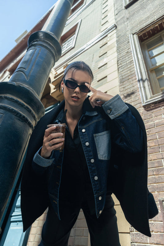 Two-Tone Denim Jacket