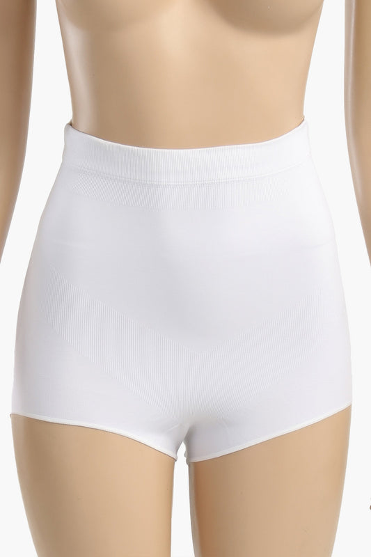 مشد أبيض بدون درزات