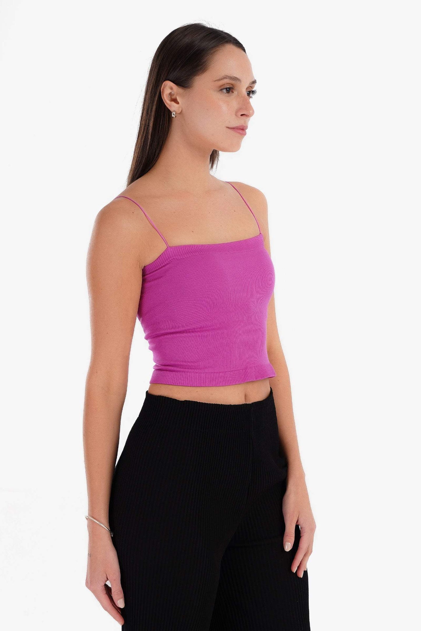 Spaghetti Straps Cropped Top - Carina - ??’????????ñ??�ÿ??ƒ?ÿ????