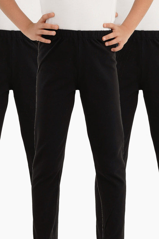 مجموعة من 3 سراويل طويلة للبنات